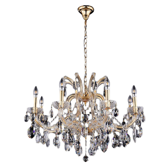 Подвесная люстра Crystal Lux Hollywood SP8 Gold