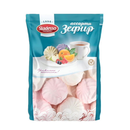 Зефир Ассорти/Ванильный Sladesso Савва вес (5326)