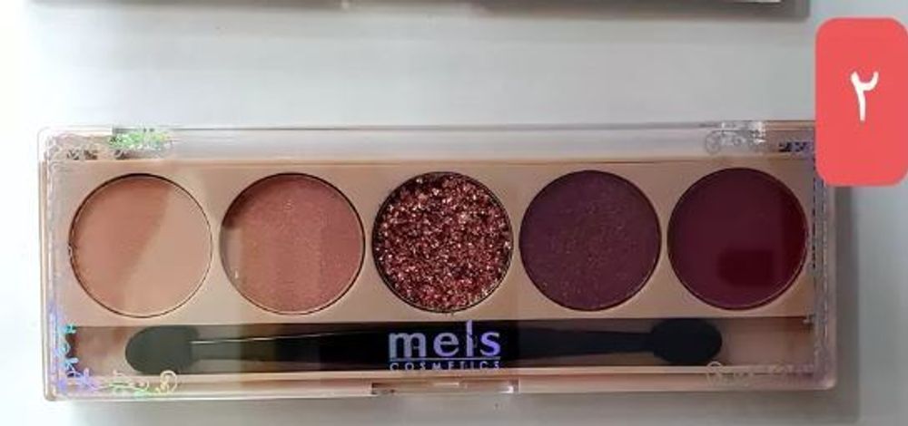 Палетка теней 5 цветов, Mels