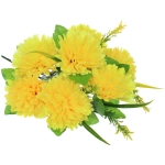 Искусственные цветы «Цветочная мелодия» Хризантемы 40см 7 цветков желтые