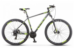 Велосипед 29" Stels Navigator-930 MD р.18.5" Антрацитовый/Зелёный