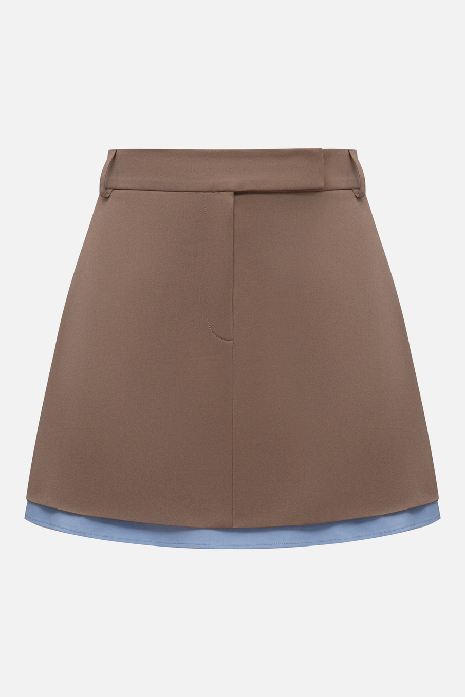 Юбка мини со вставкой