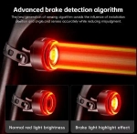 Фонарь велосипедный, задний West Biking YP0701437 (аккум. 400 mAh)