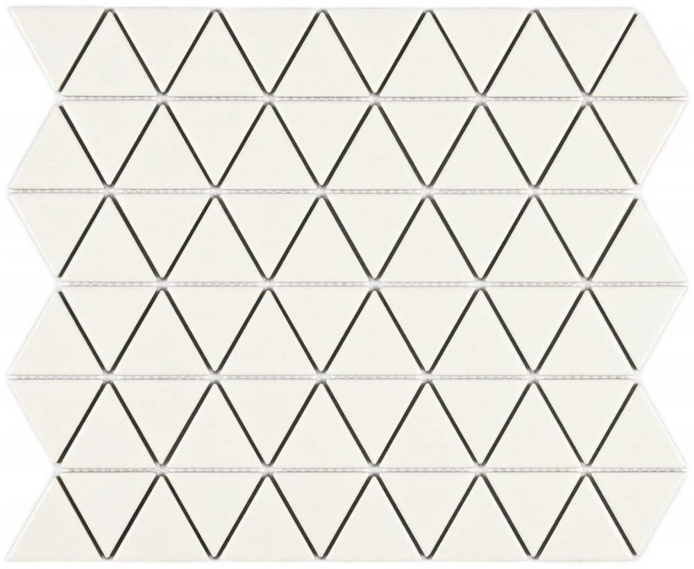 Мозаика из керамогранита Reno White matt (39х45) 291х252х6 мм