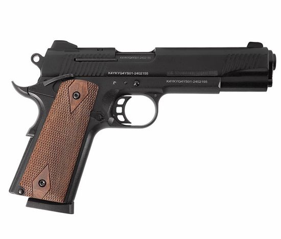 Пистолет сигнальный К1911 KURS, копия Кольт 1911 под холостой патрон 10ТК СХП