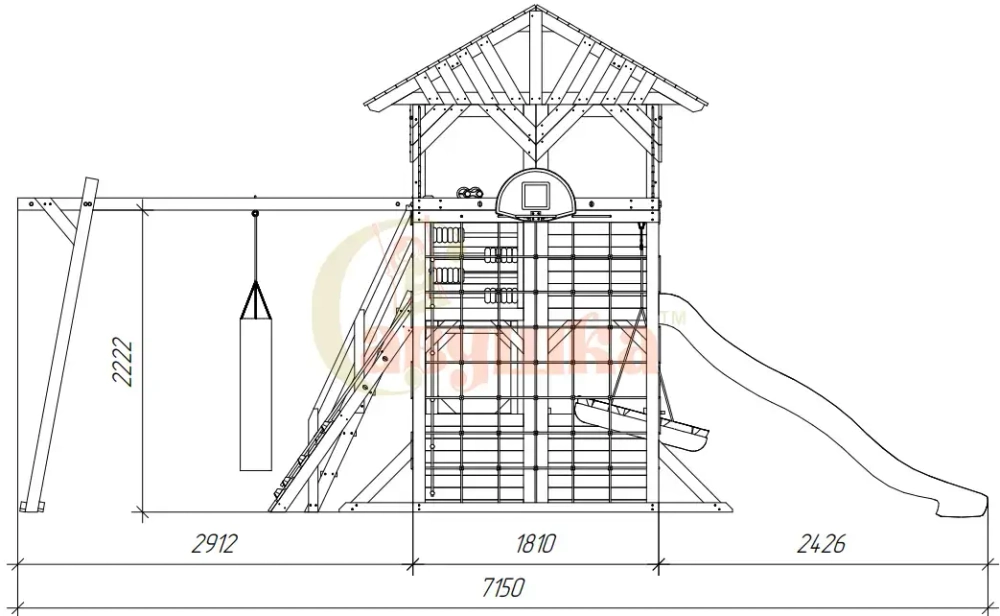 Детский игровой домик Савушка PlayHouse-2