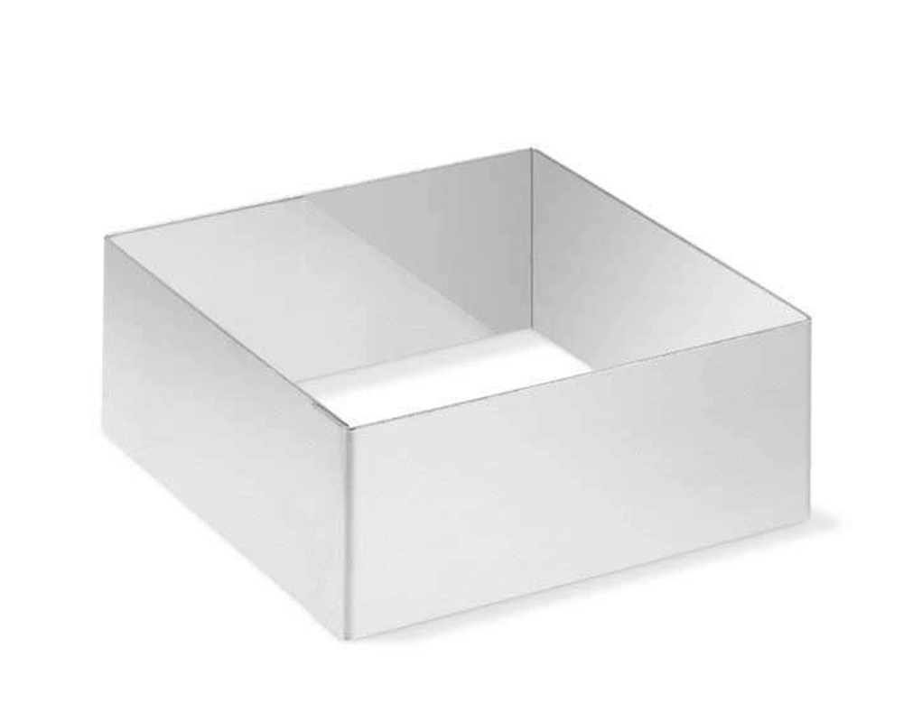 Форма для выпечки и выкладки "Квадрат" от D14см до D28см высота 9,5см