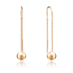 Серьги-продевки из красного золота Артикул: 02-4151-00-000-1110-63