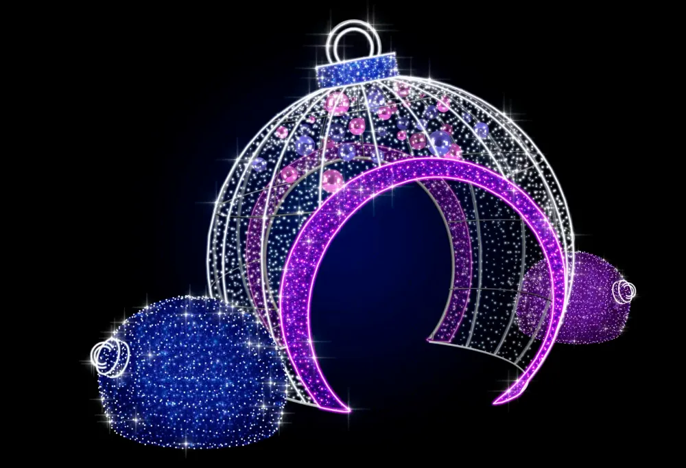 Светодиодный шар "Белая зима"