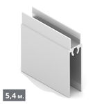 СТАНДАРТ Рамка нижняя двери (5,40 м) белый матовый (ПВХ) (AS0006) Aristo