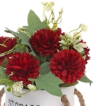 Цветочная композиция «Мечта» 10*20см Хризантемы бордовые