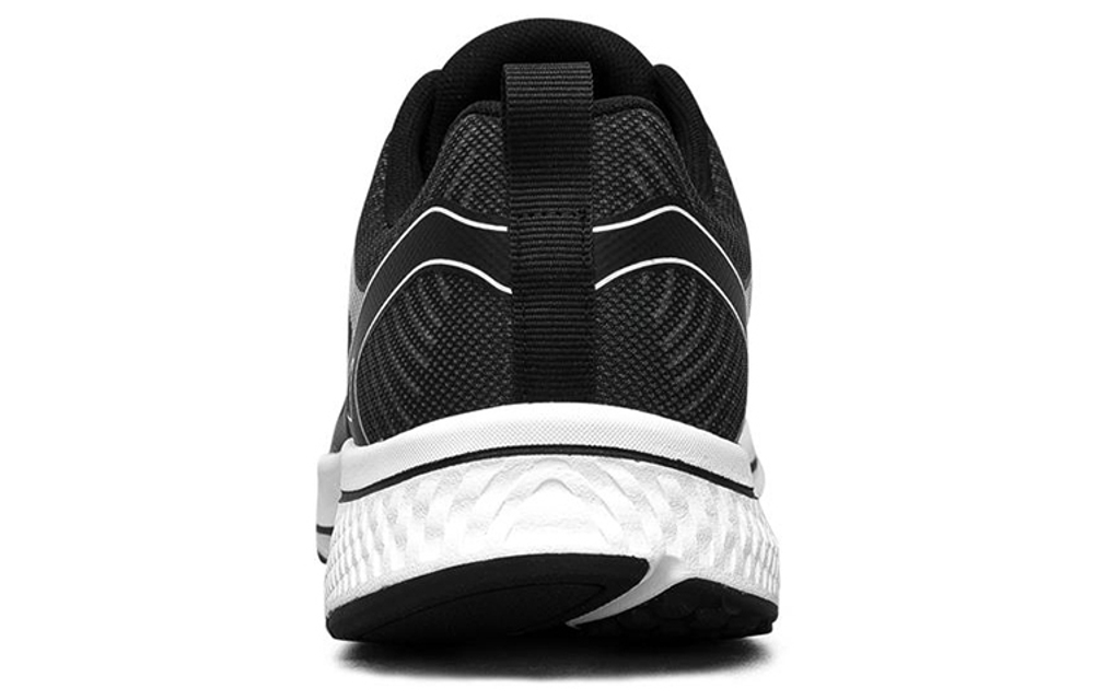 Skechers Skechers Go Run Consistent lightweight and comfortable fabric Synthetic leather non-slip wear-resistant low-cut casual running shoes men's black and white