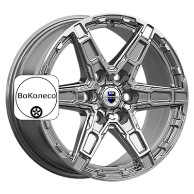 8x18/6x139,7 ET30 D106,1 Дистрикт (КС1159) Дарк платинум K&K