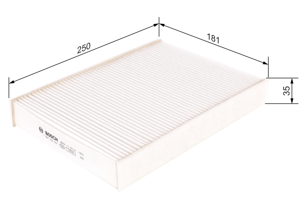 BOSCH - 1987435057-BOC - Filter, cabin air