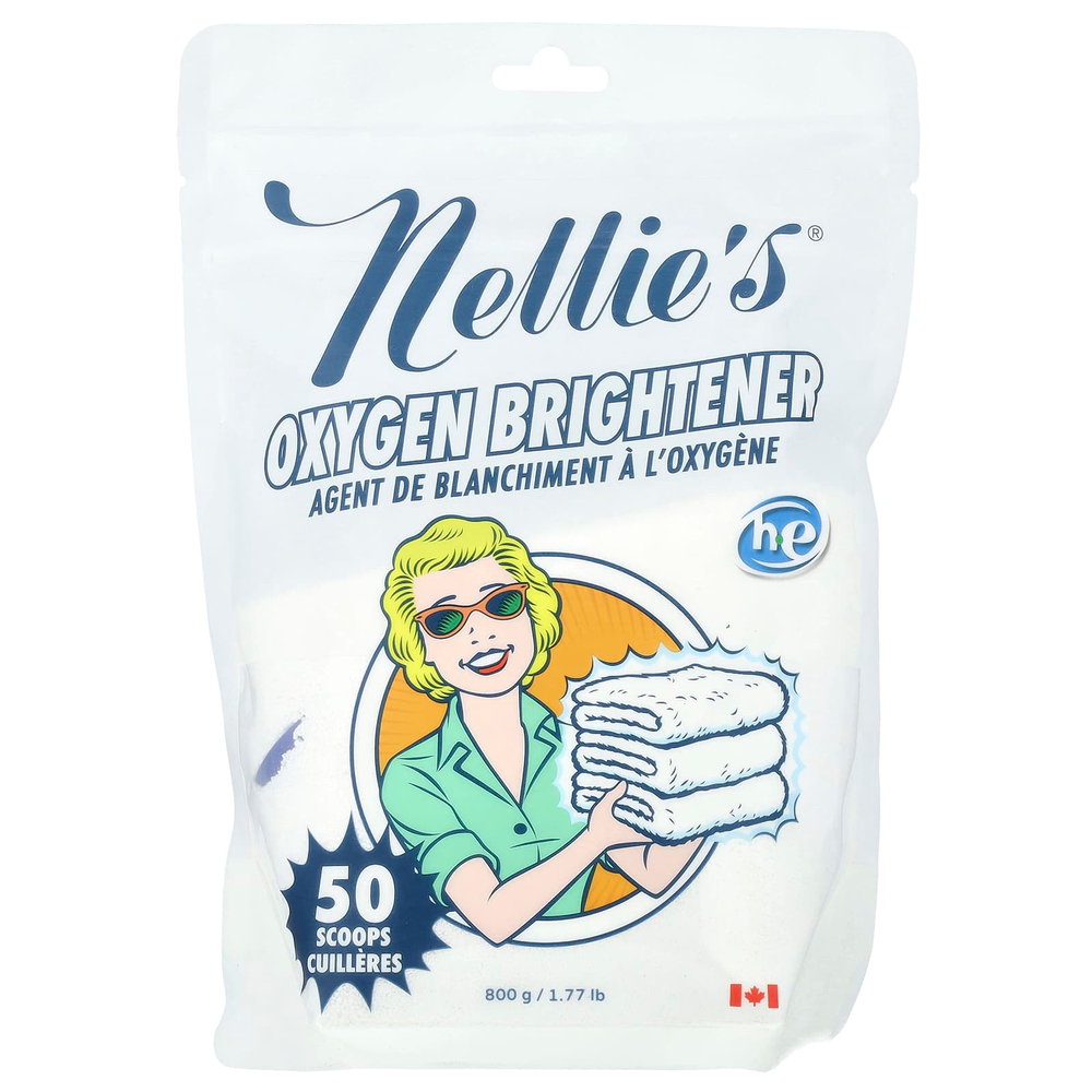 Nellie's, Oxygen Brightener, 50 мерных ложек, 800 г (1,77 фунта)