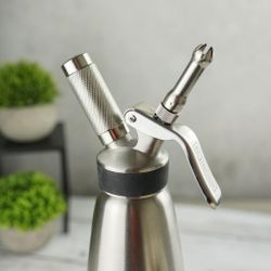 Сифон (кремер) для взбивания сливок 1 л (до +70°C) нерж.   THERMO P.L. Proff Cuisine