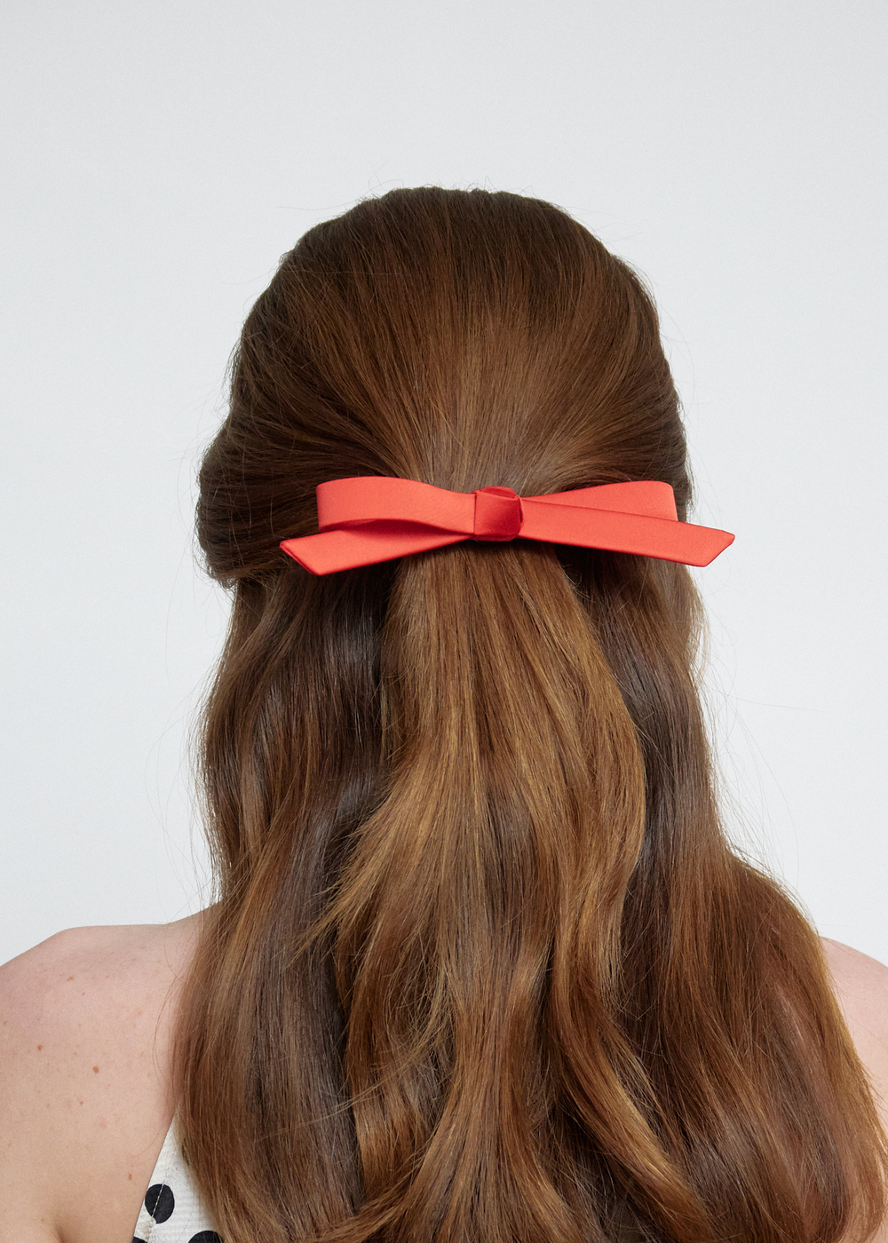 Бант "Стрекоза" мини красная