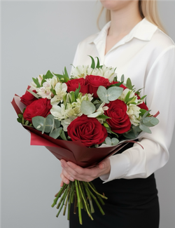 Букет с розами Интрига