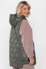 Жилет утепленный Дана Мур (хаки) Б14309-18М LT Collection