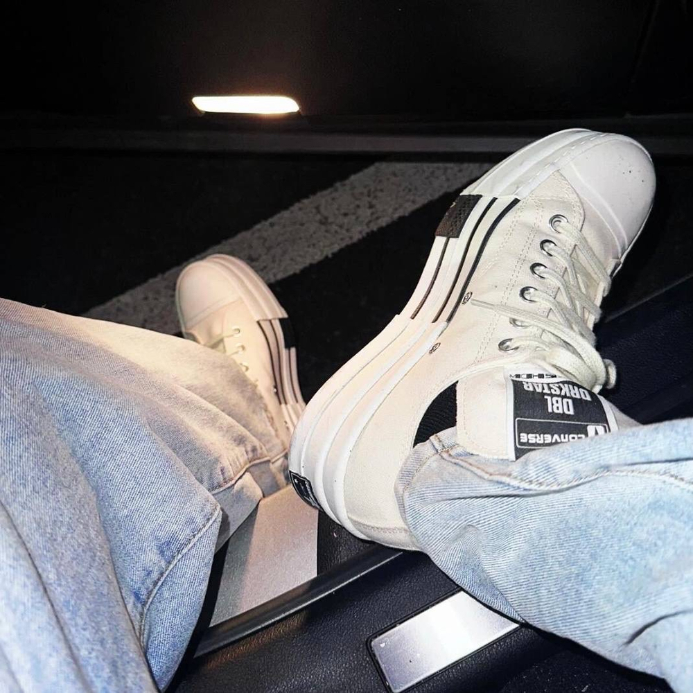 Rick Owens DRKSHDW x Converse Chuck 70 DBL DRKSTAR