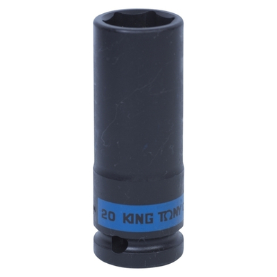 KING TONY (443520M) Головка торцевая ударная глубокая шестигранная 1/2", 20 мм