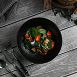 Салатник d=23 cм,фарфор "NOBLE" серия "Fine Plus-Black Sand"