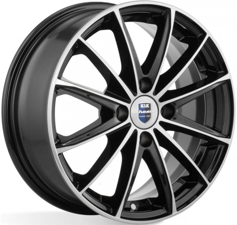 K&amp;K Пойнт Бланк 6x15 4x100 ET 40 Dia 60.1 (алмаз черный)