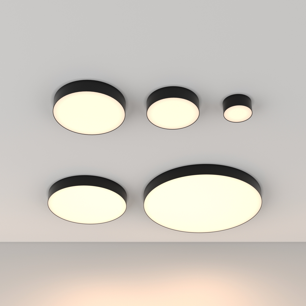 Потолочный светодиодный светильник Maytoni Technical Ceiling &amp; Wall Zon C032CL-12W3K-RD-B