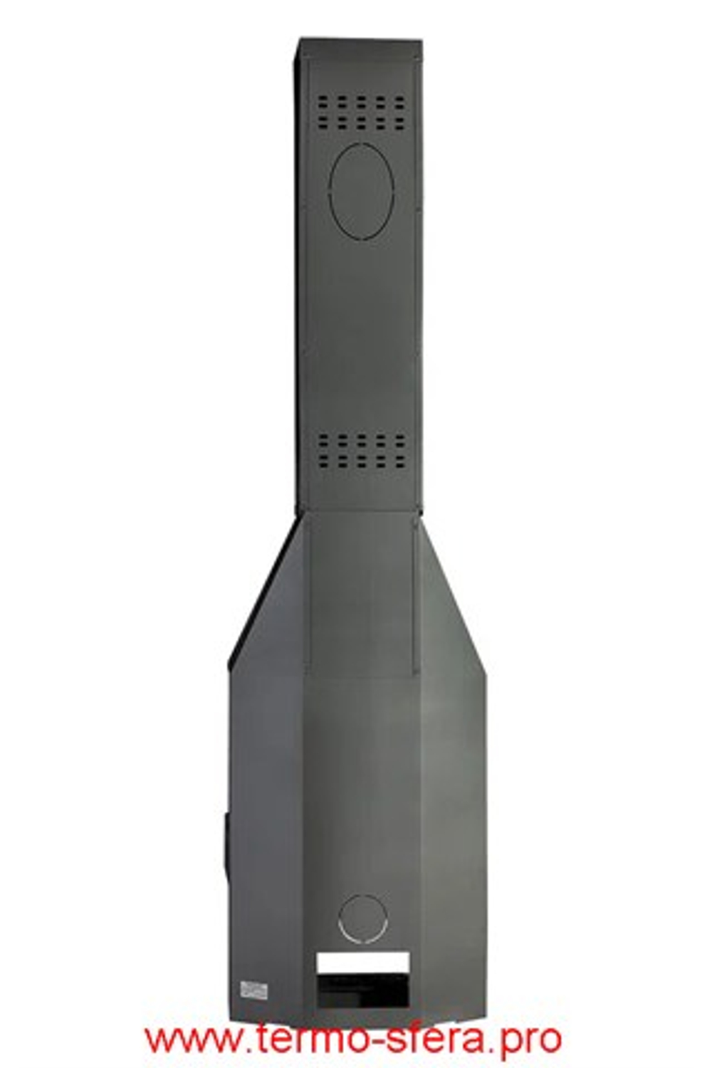 Камин БАВАРИЯ ТРИ СТЕКЛА графит