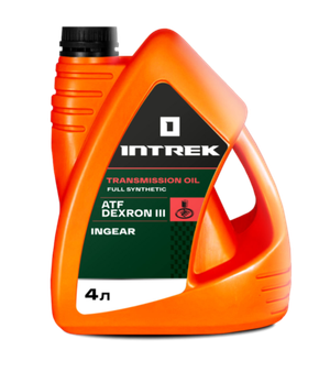 Масло трансмиссионное INTREK ATF Dexron III 4 л