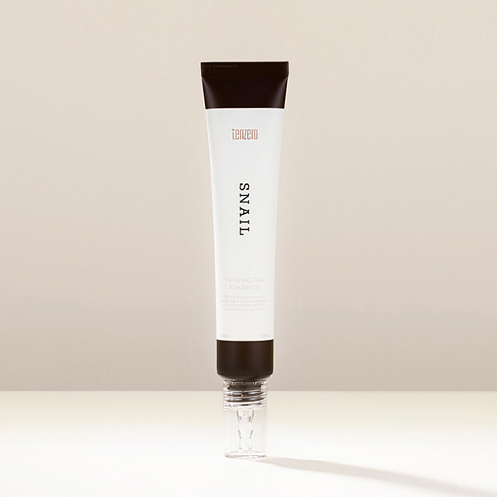 Антивозрастная сыворотка для кожи вокруг глаз с Муцином улитки Tenzero Vitalizing Snail Eye Serum 30мл