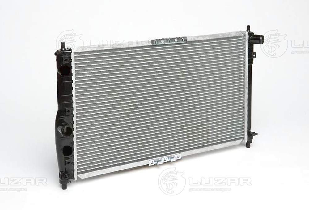 LRc 0561b -  Радиатор охлаждения для а/м Chevrolet Lanos (02-) 1.5i/1.6i MT A/C+ (паяный)