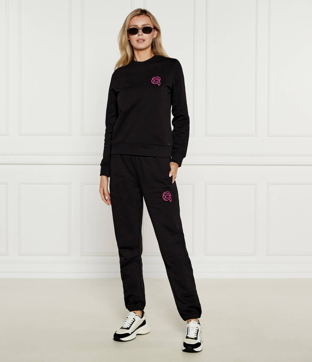 Спортивные штаны ikonik 2.0 jelly Karl Lagerfeld - черный(246W1012)