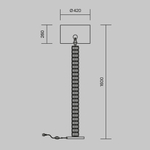 Торшер Maytoni Talento DIA008FL-01CH