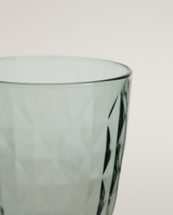 Zara Home стакан из стекла, цвет синий, 10 см