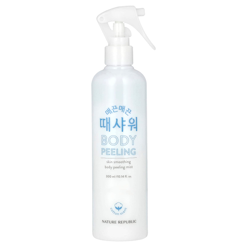 Nature Republic, спрей-пилинг для тела, с хлопком, 300 мл (10,14 жидк. унции)