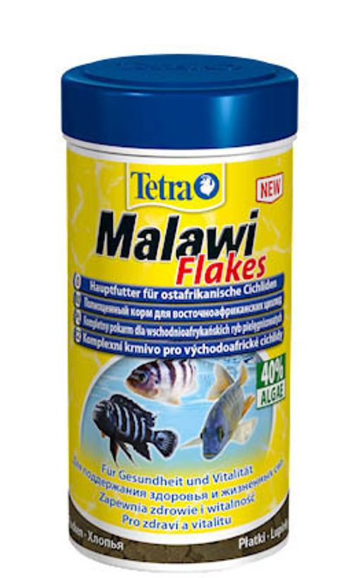 Корм для рыб TetraMalawi Flakes, корм д/восточноафриканских цихлид (хлопья) 250 мл