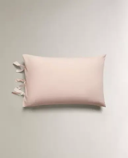 ZARA HOME ДЕТСКАЯ ХЛОПКОВАЯ НАВОЛОЧКА, РОЗОВЫЙ