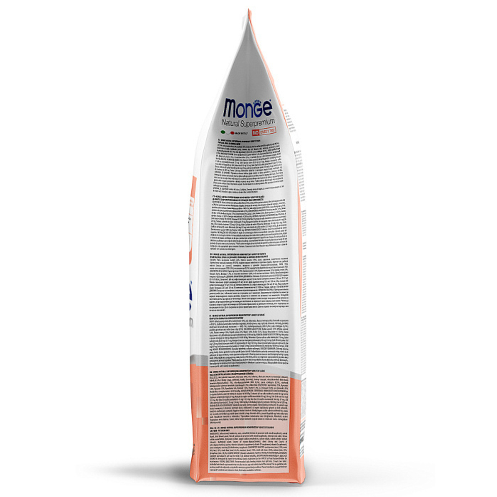 Сухой корм для взрослых кошек из лосося Monge Cat Speciality Line Monoprotein Adult 1,5кг