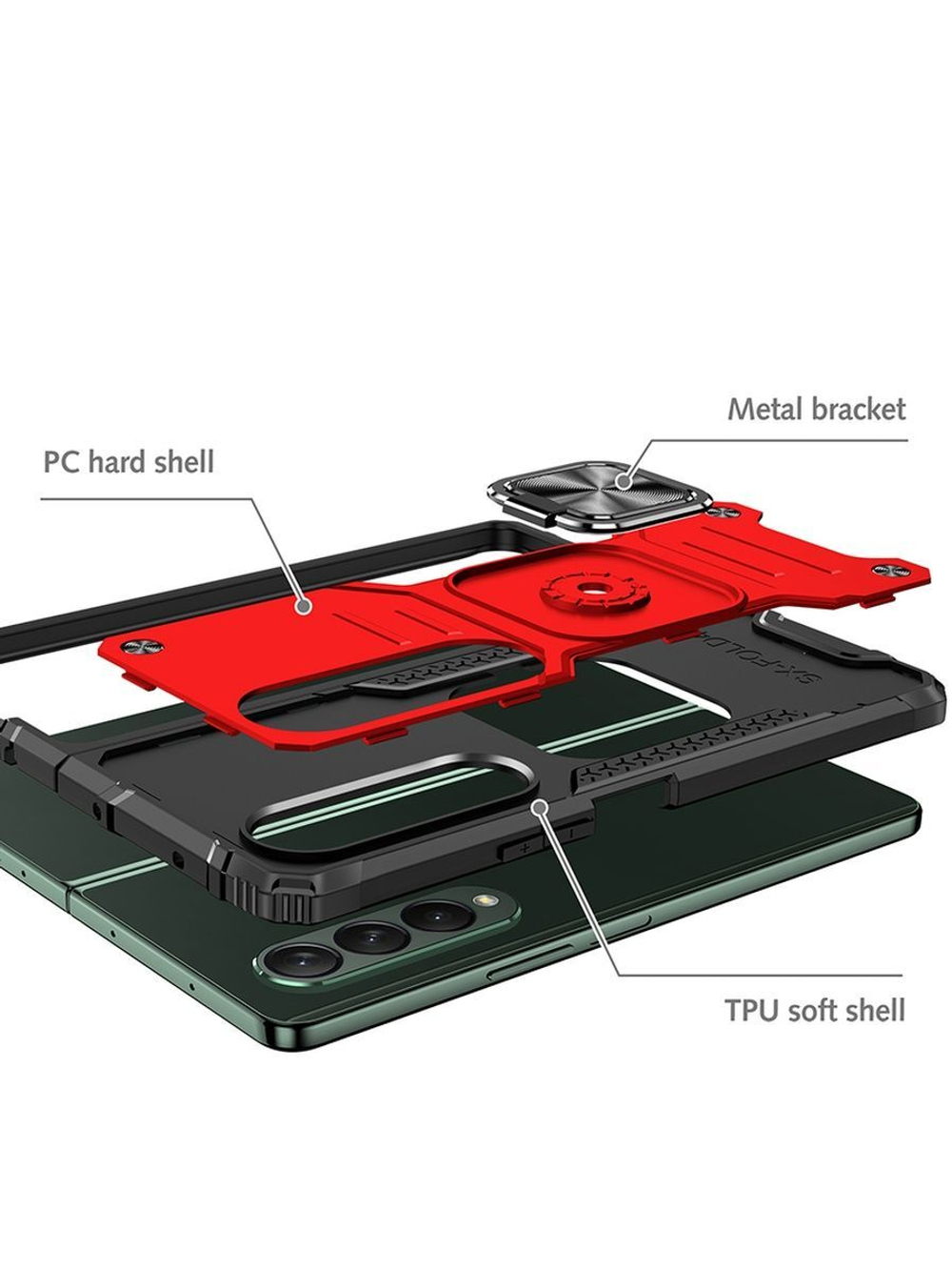 Противоударный чехол Legion Case для Samsung Galaxy Z Fold 4