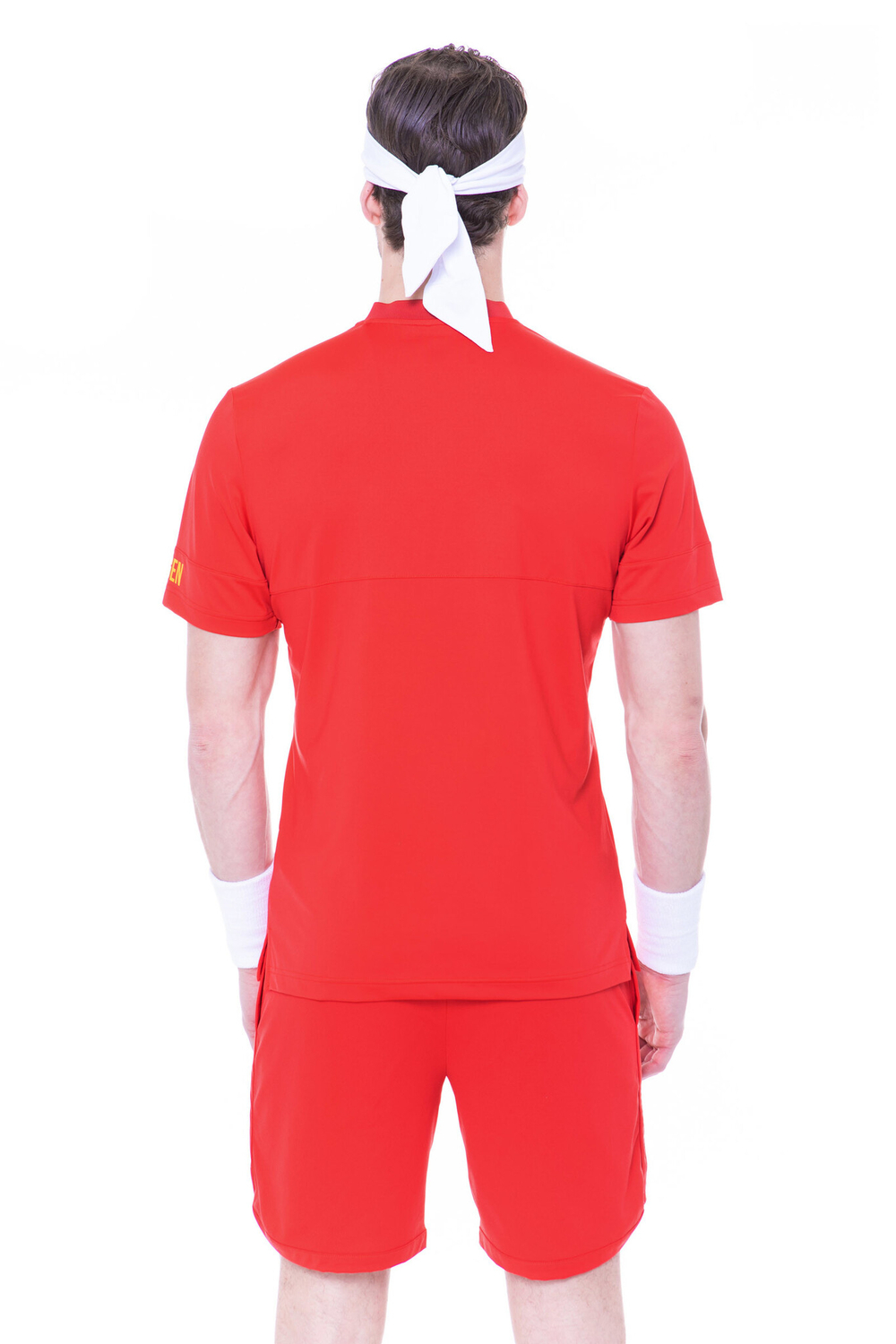 Мужское теннисное поло Hydrogen Nation Cup Tech Serafino - красный