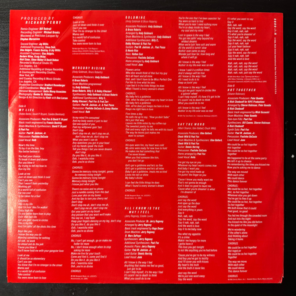 Pointer Sisters - Hot Together (США 1986г.)