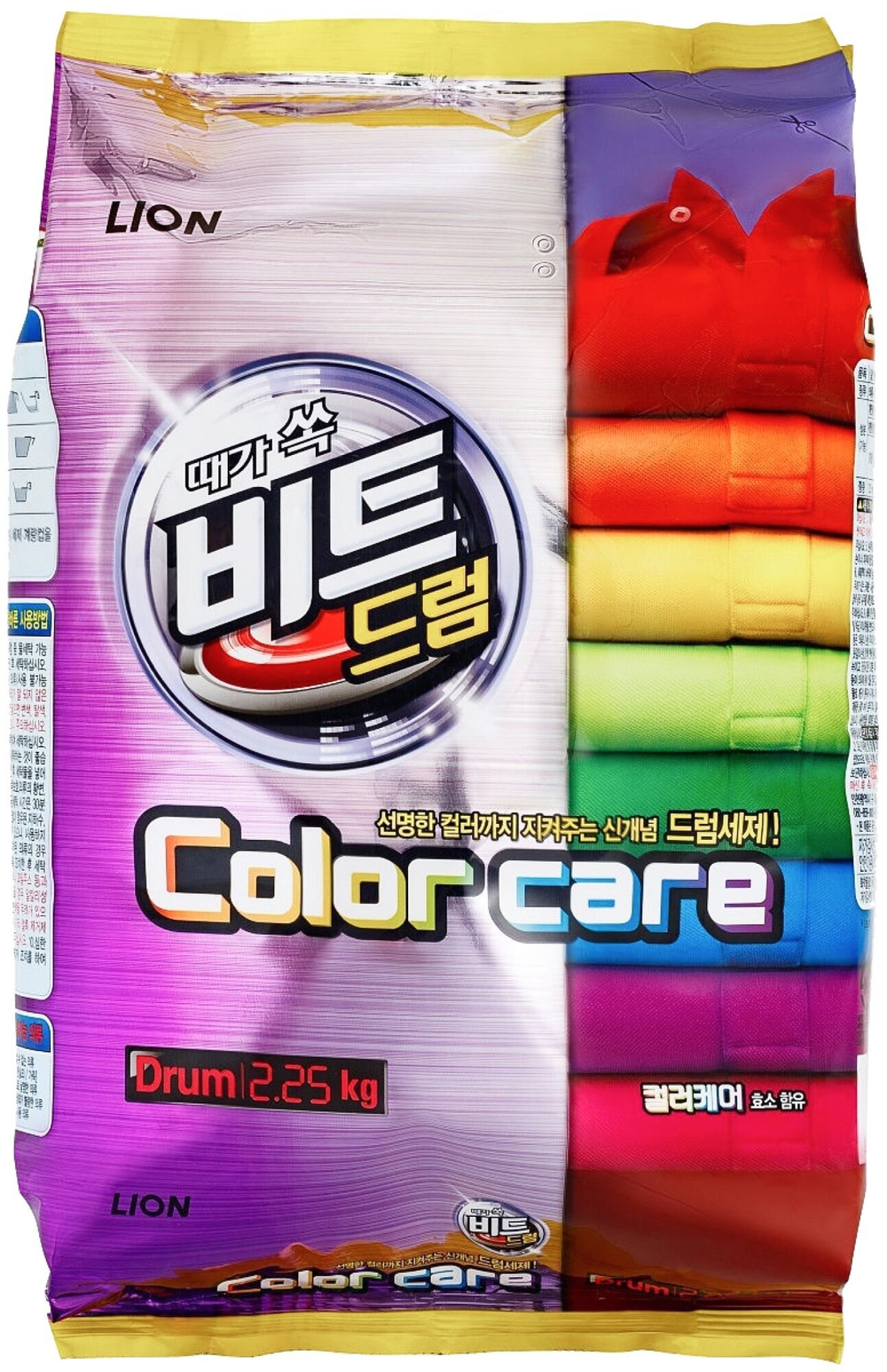 Концентрированный стиральный порошок для защиты цвета Lion Color Care  2.2 кг