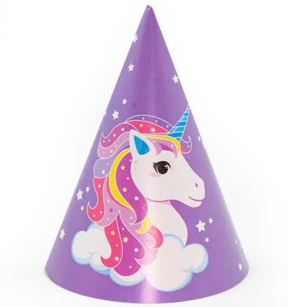 Колпаки Нежный единорог, Сиреневый, 1 шт.