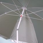 Зонт пляжный СЛЕДОПЫТ с наклоном, d - 240см, h - 230см, d штока 28/32мм, Oxford 210D, цв. зеленый/6/