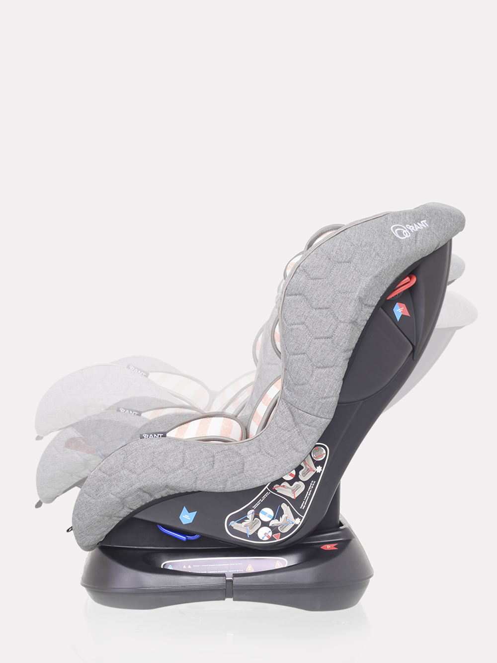 Автокресло Rant LB-N303 "Star" Story line (peach) группа 0-1  (0-18 кг)