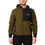 Кофта флисовый Graff 233-P-BL-13 с вставками Коричневые -