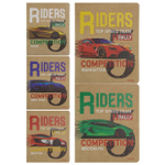 Тетрадь 48л., А5, клетка, Проф-Пресс "Легендарное авто", скрепка, крафт-картон, 5 дизайнов