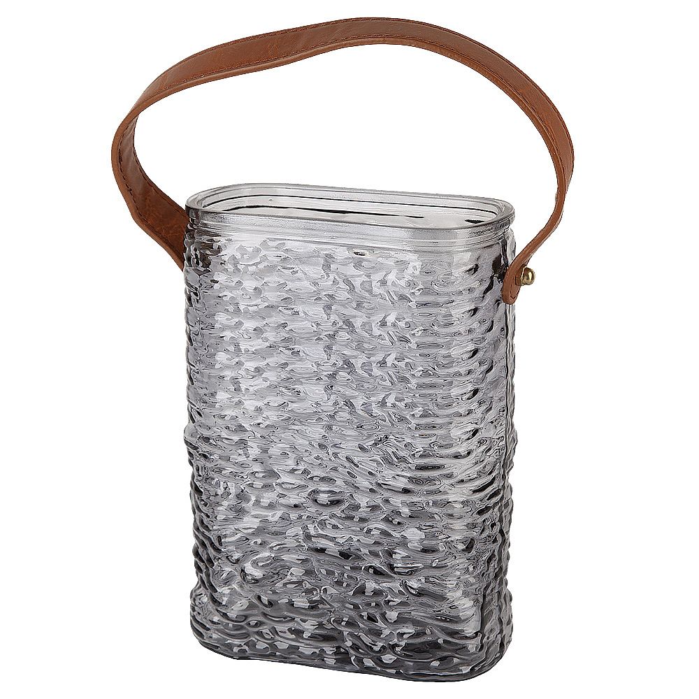 Ваза "Сумочка" h=17,5см, v=1200мл (стекло) (индивидуальная упаковка)