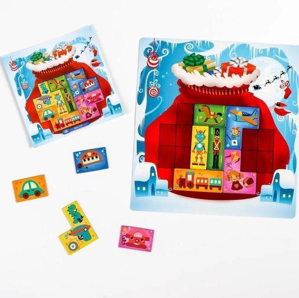 Магнитная игра «Подарки Деда Мороза»